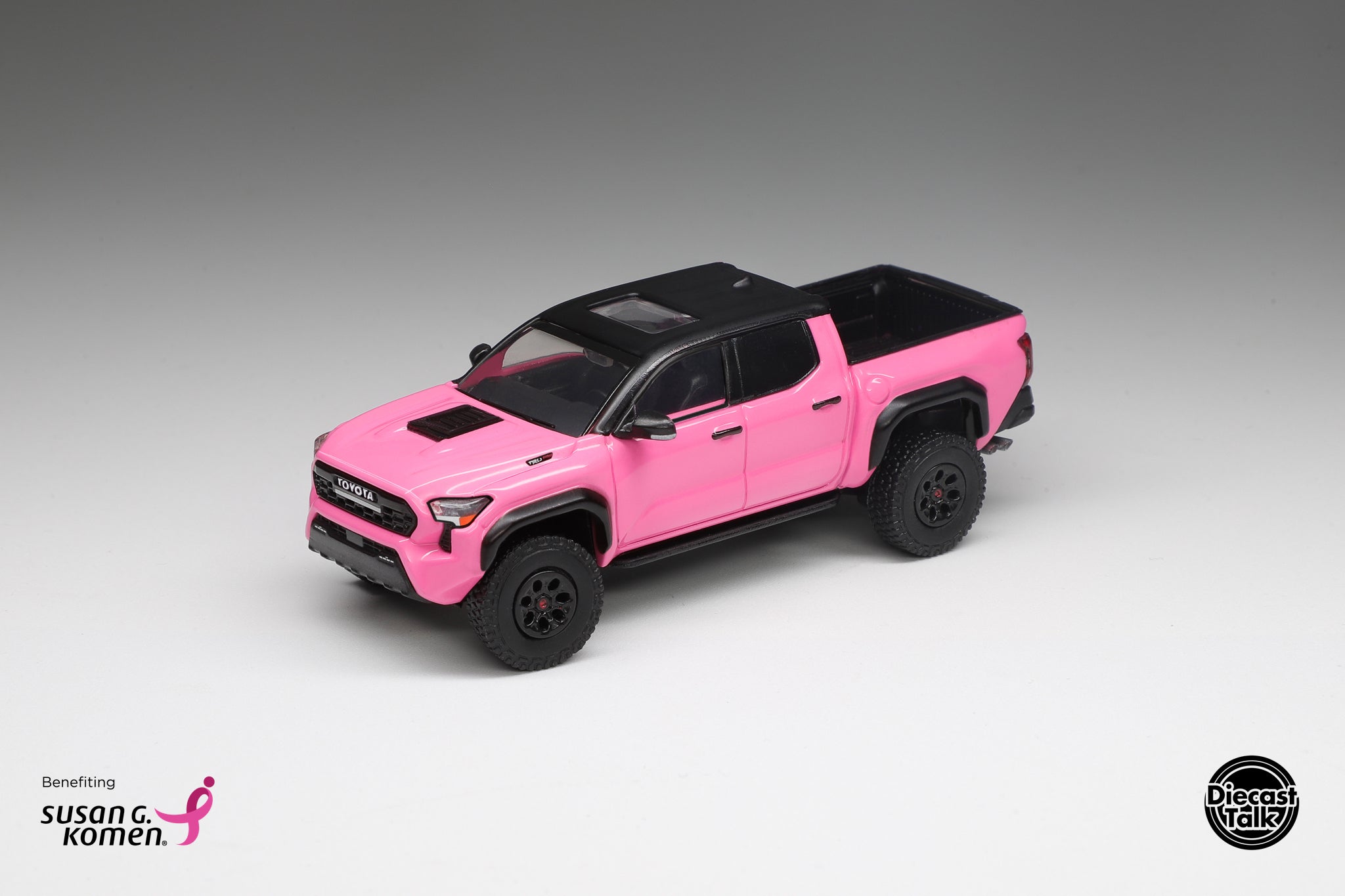 DiecastTalk Exclusive GCD 1/64 Toyota Pink Tacoma 3.0 (PRE-SALE)