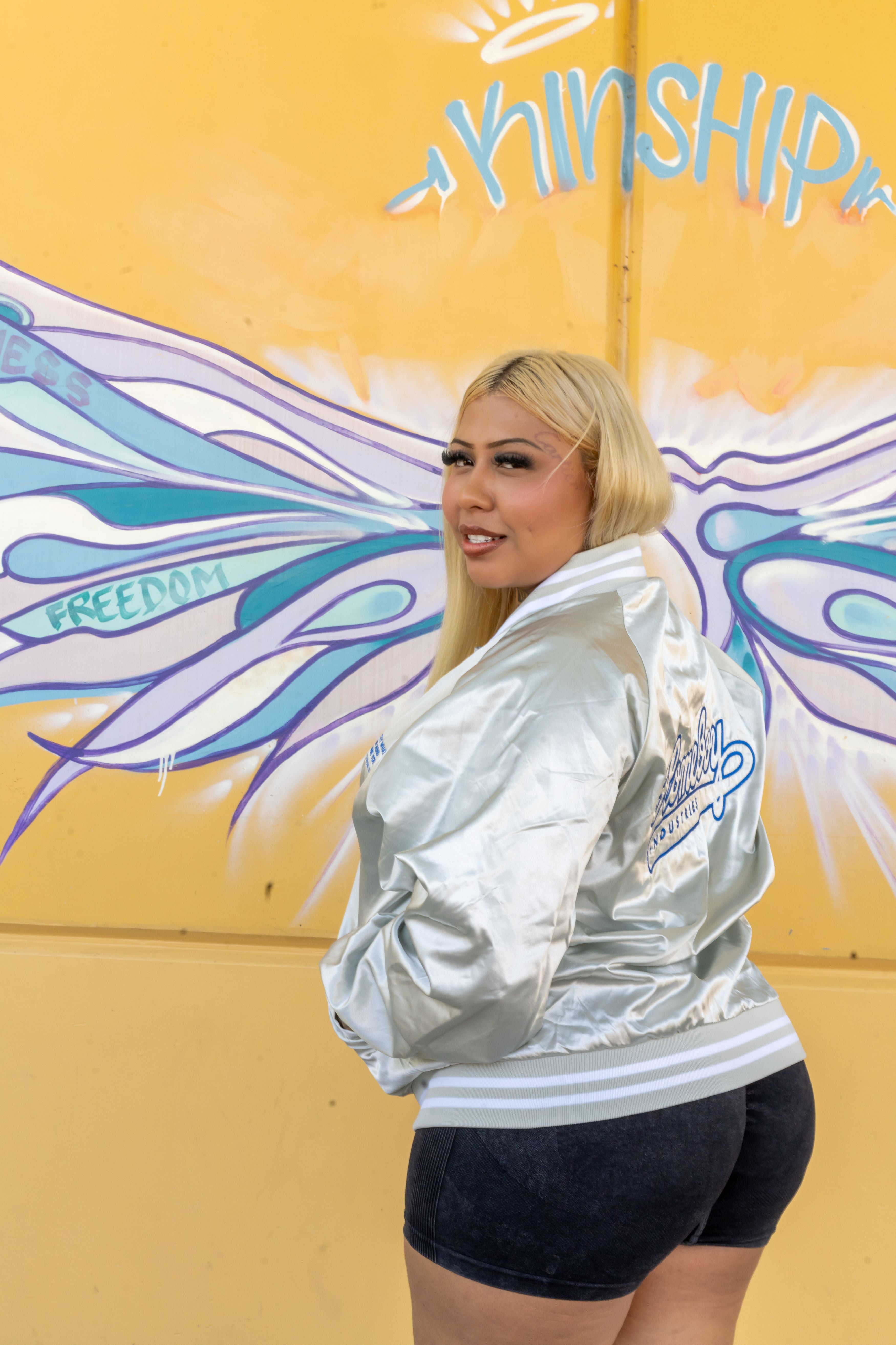 You Are Exactly” Father Greg Coach Jacket – Shop Homeboy