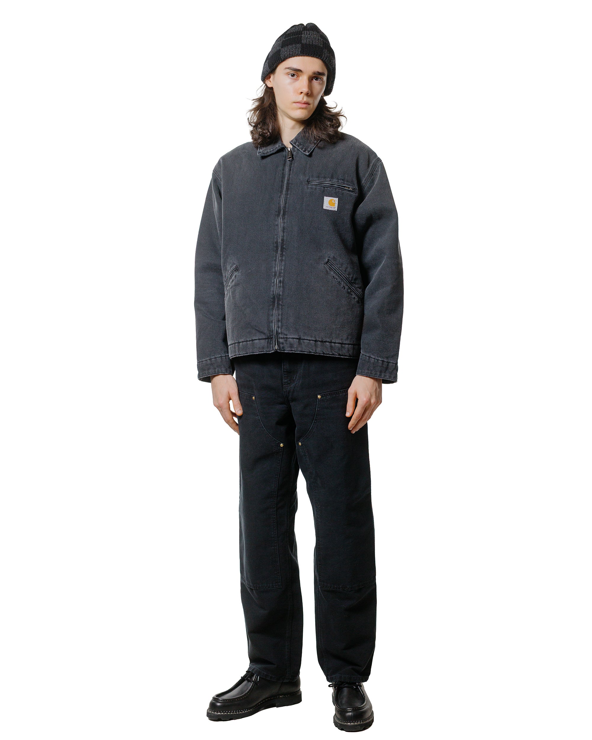 Carhartt W.I.P. OG Detroit Jacket Black Grind Wash