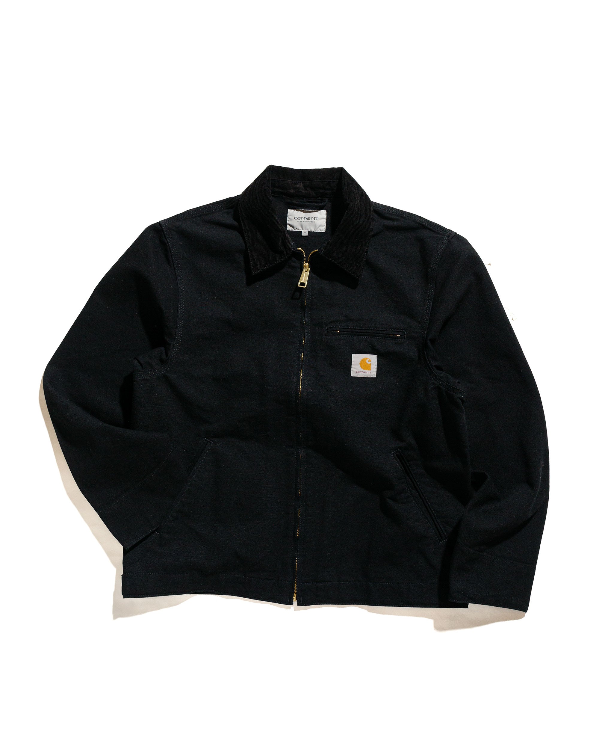 Carhartt W.I.P. OG Detroit Jacket Black/Black Stone Canvas
