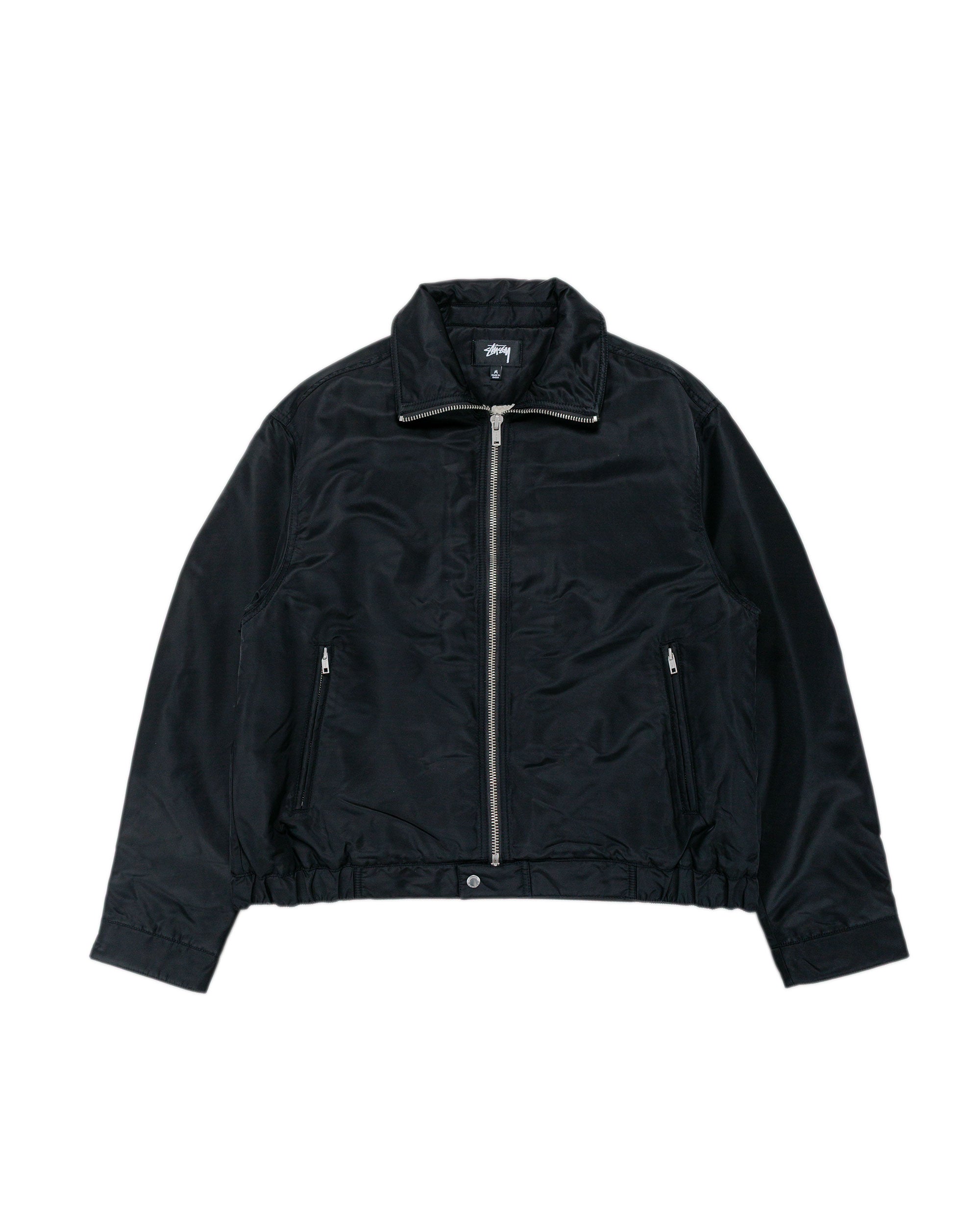 Stüssy Pile Lined Zip Jacket Black