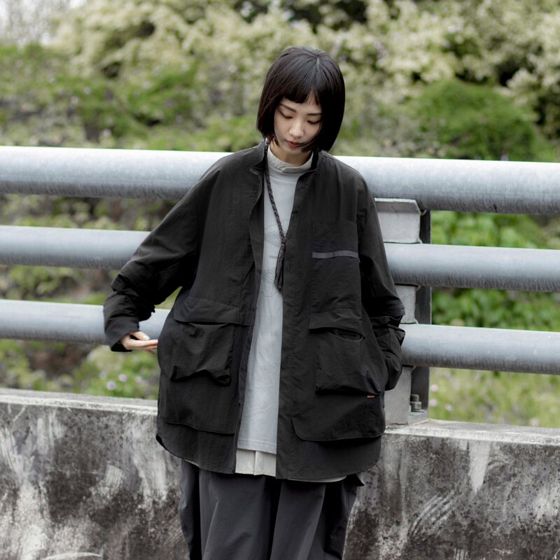 TS-03” 2-way Functional Shirt - D-Gray