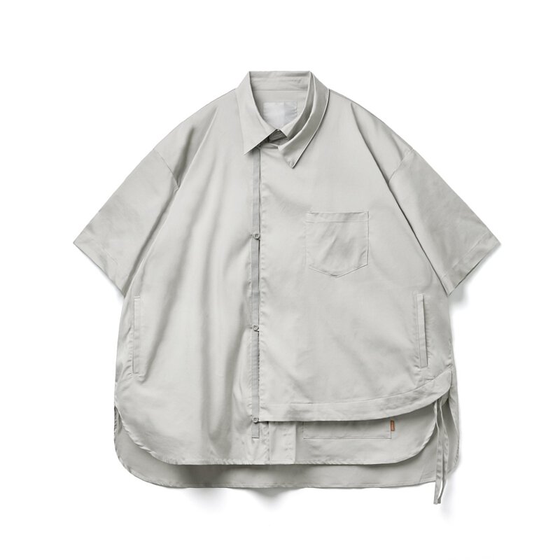 GOOPiMADE® 22 S/S “GNV-05” SoftBox 2-Layer Shirt - Bone