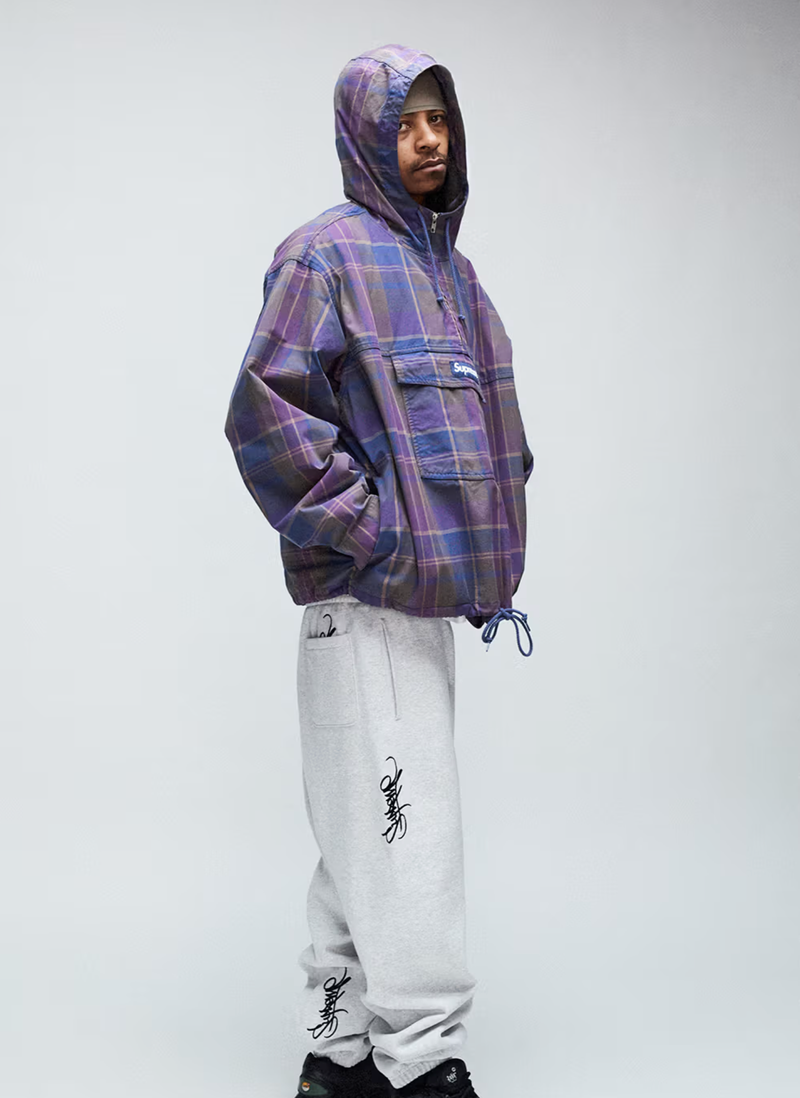 Supreme SS24 Cotton Utility Anorak Plaid