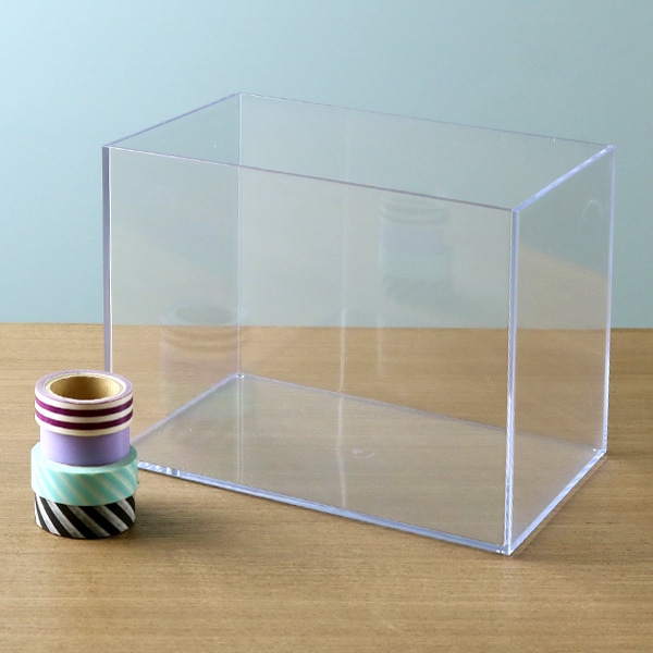 クリアケース 収納ケース 4個セット 約 幅20.3×奥行14.1×高さ15.9cm