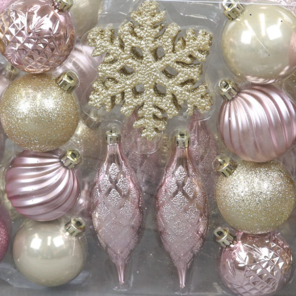 オーナメントセット クリスマス 40個入り（ 装飾 飾り ツリー飾り