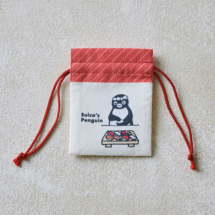 Suicaのペンギン 豆巾着（寿司）:TRAINIART JRE MALL店通販｜JRE MALL