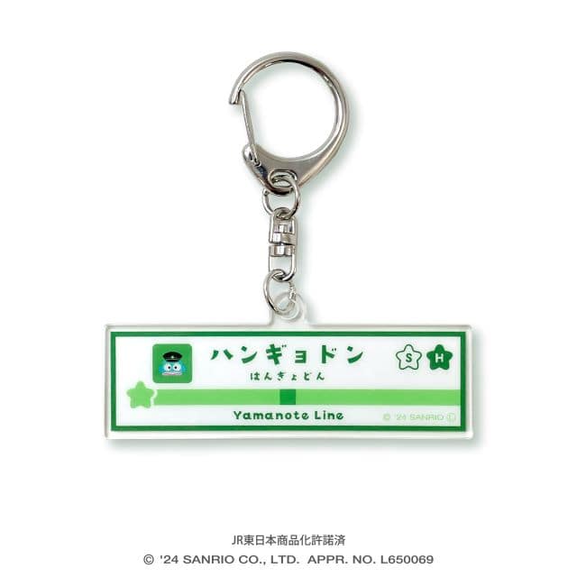 サンリオキャラクターズCL アクリルキーホルダー・駅名標