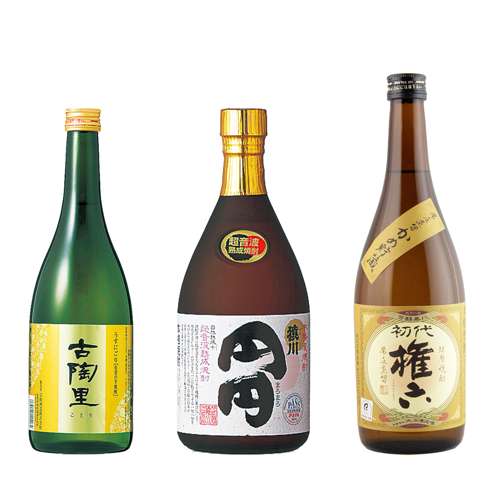 本格焼酎 九州産焼酎 3本ｾｯﾄ | JTBショッピング