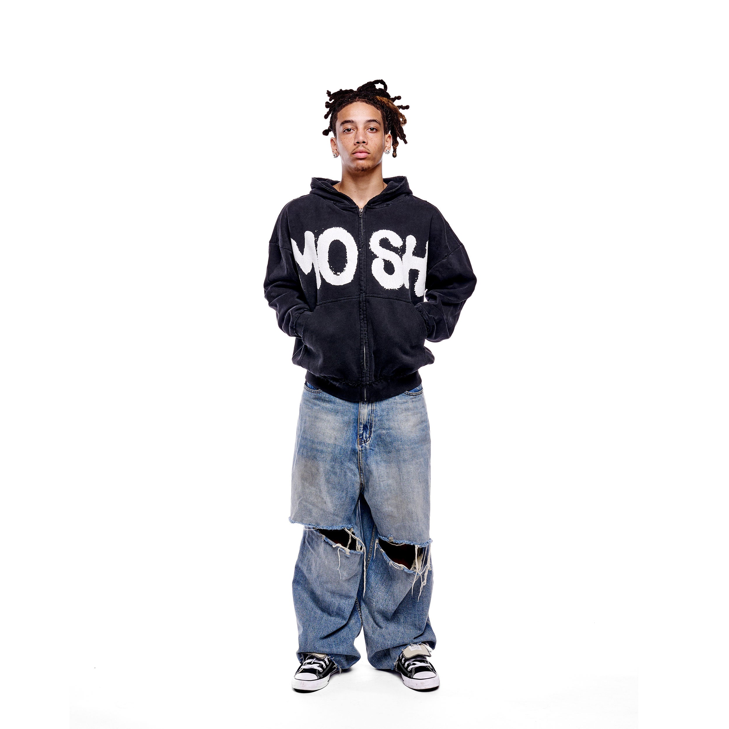 MOSH ZIP UP HOODIE | Rolling Loud