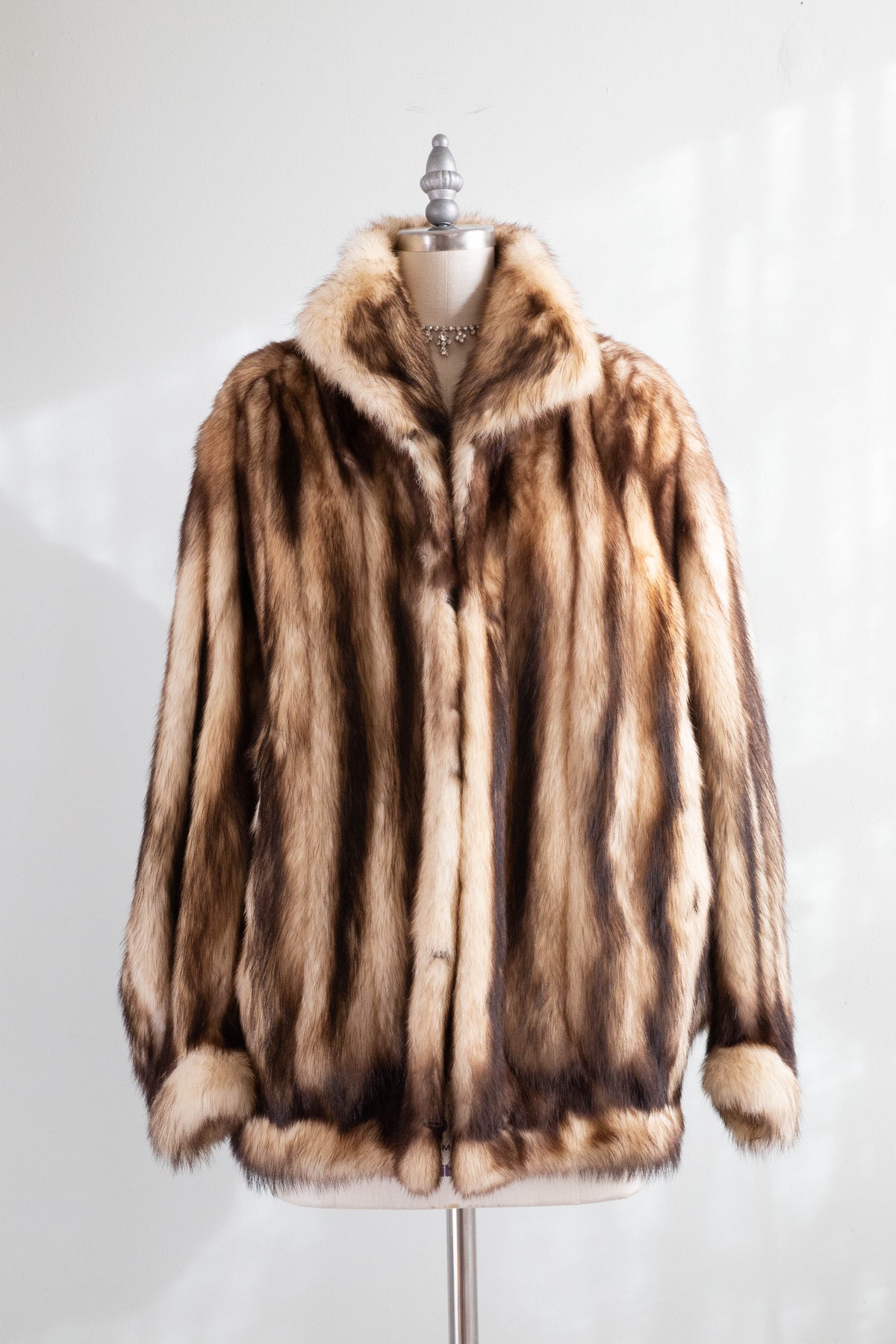 Dramatic Vintage Fitch Fur Jacket From Harold Rubin New York