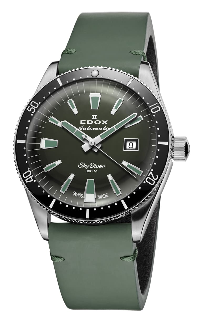 Водостойкие часы Edox SkyDiver 80126 3N NINV Limited Edition