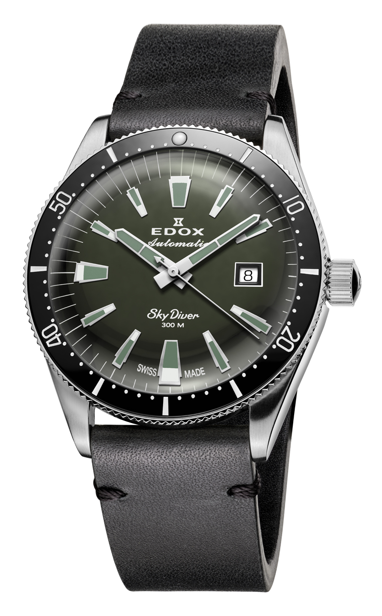 Водостойкие часы Edox SkyDiver 80126 3N NINV Limited Edition