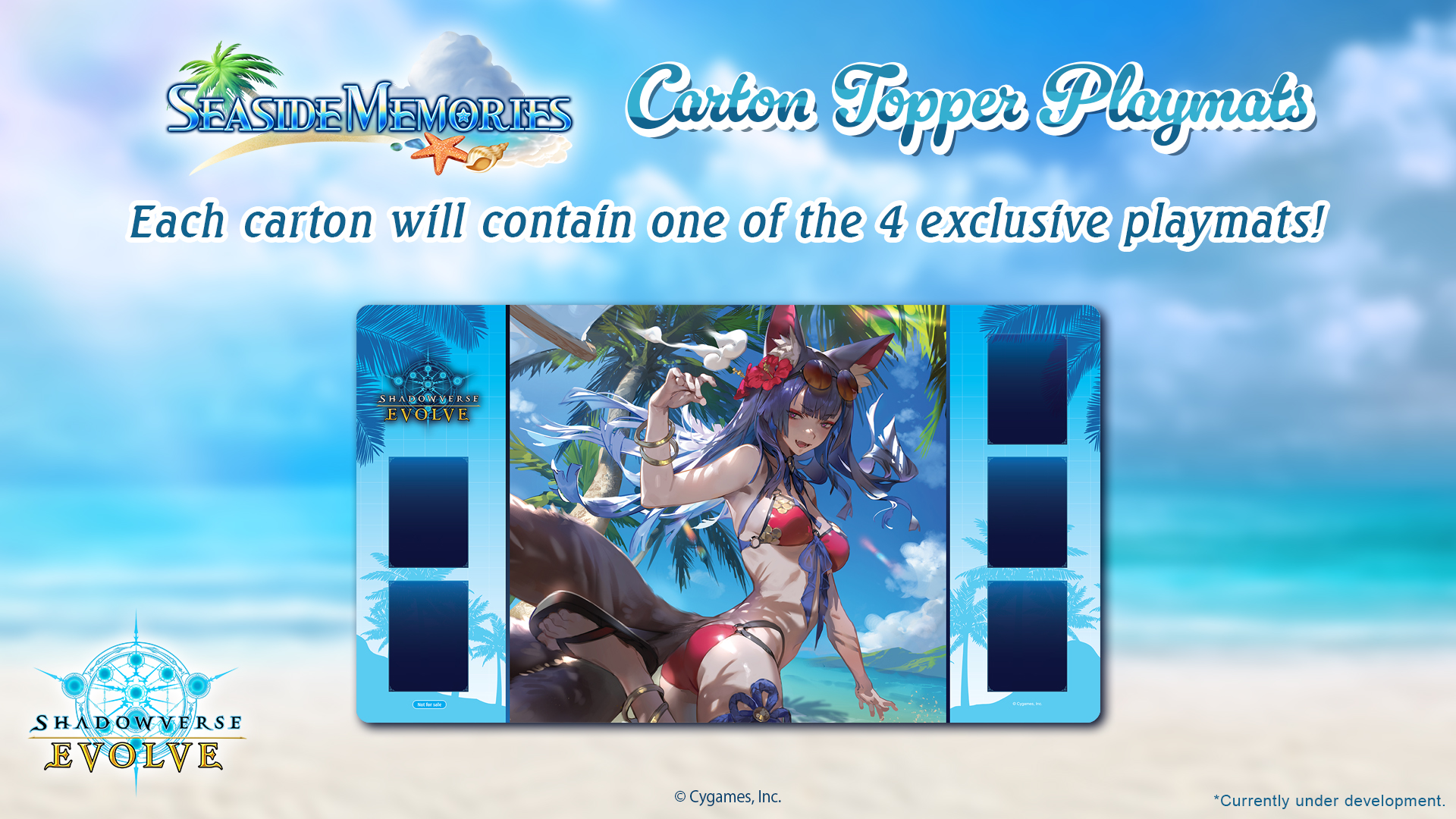 英語版エボルヴ】「Seaside Memories」に限定プレイマットが登場