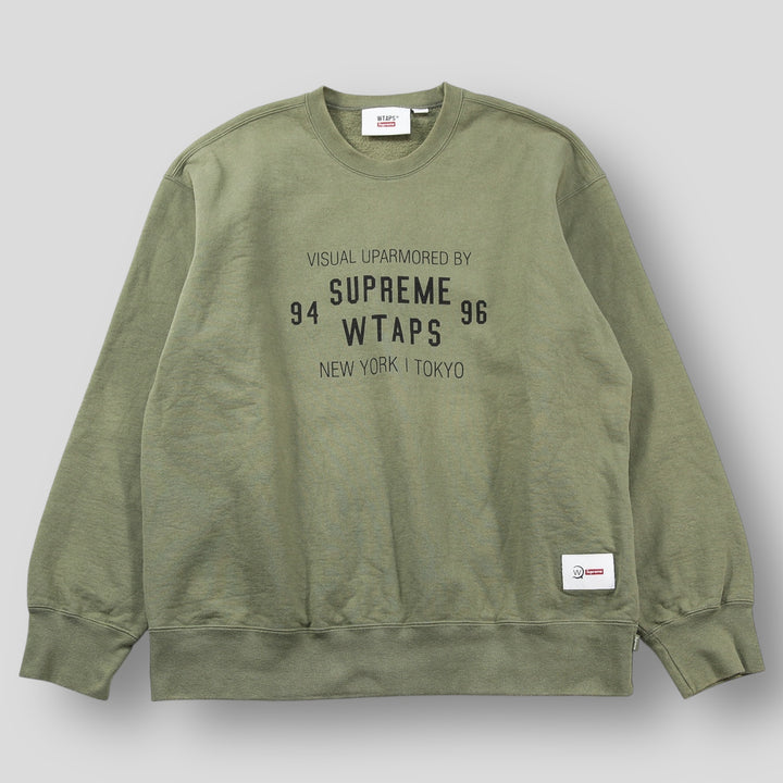 Supreme x WTAPS シュプリーム x ダブルタップス 2021AW Crewneck XL