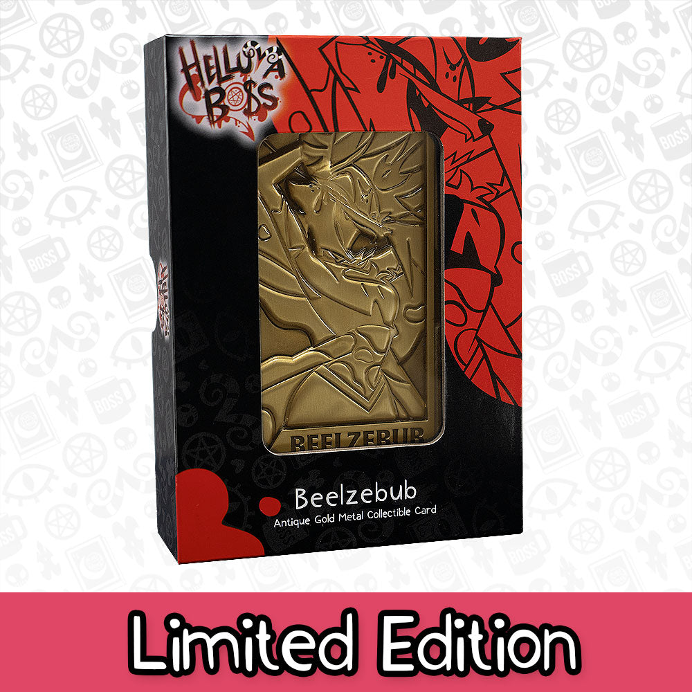 Beelzebub Gold Plated Metal Collectible Card *FINAL SALE* – Shark