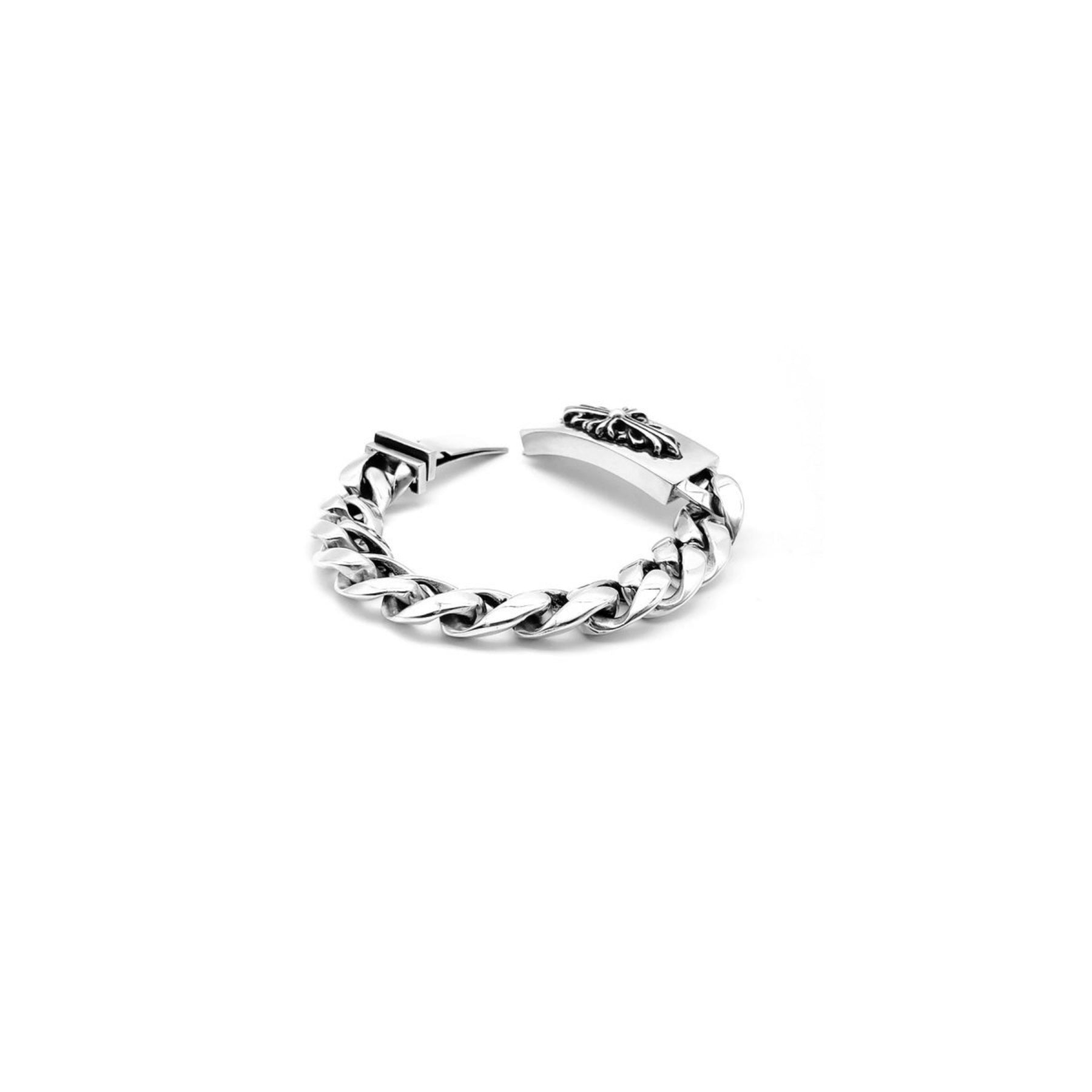 Chrome Hearts Silver Floral ID Bracelet - SRM – SHENGLI ROAD MARKET