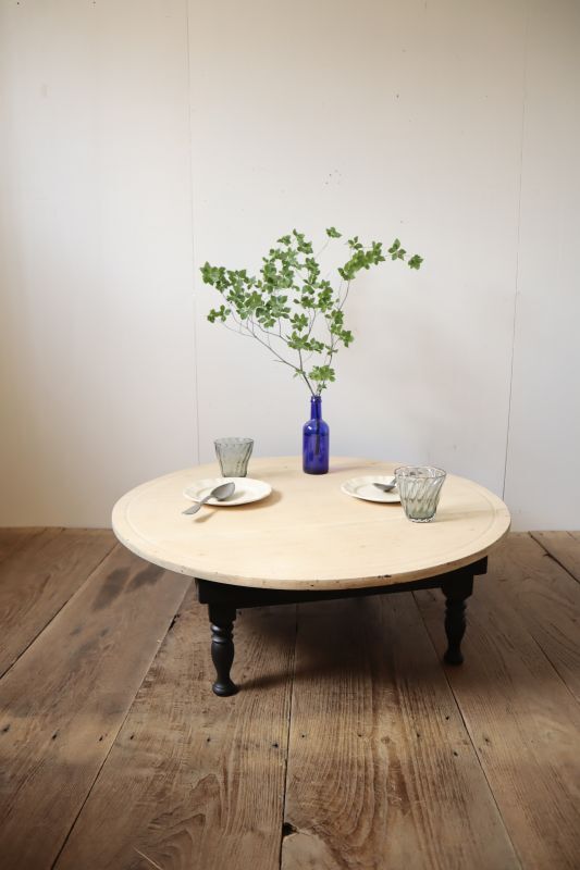 ろくろ脚のちゃぶ台 - 古道具＋original‐紫山‐ shizan