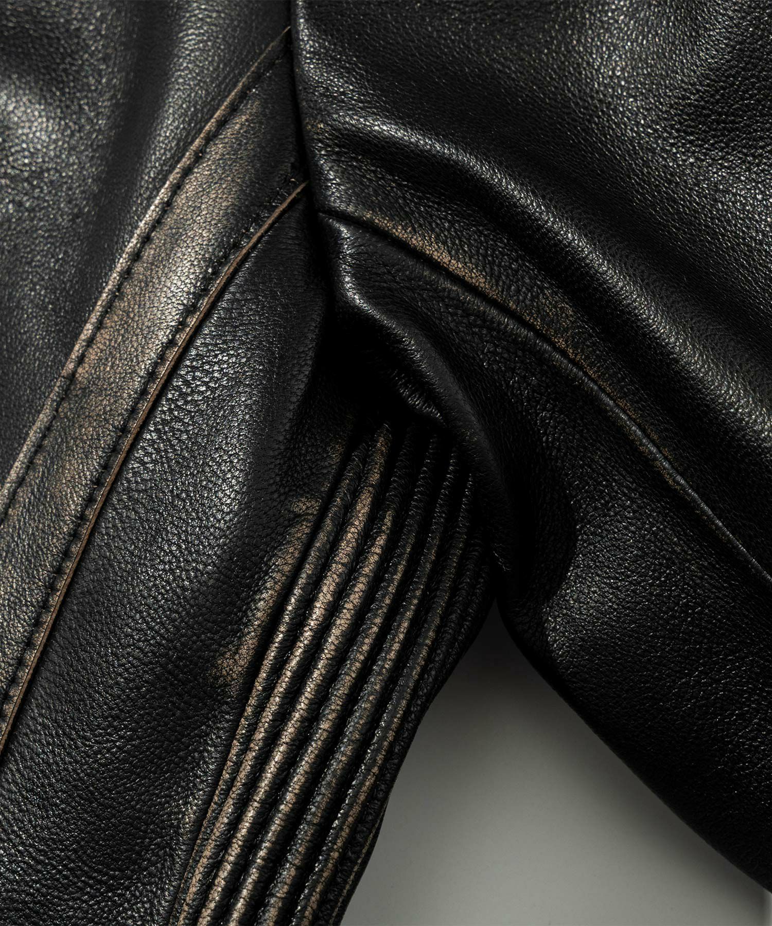 カルペディエム シングル ライダース 馬革 アンティーク加工 C DIEM