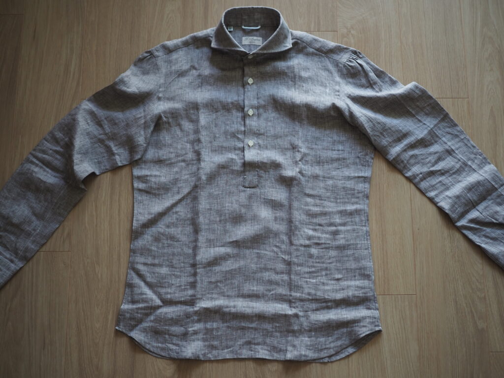 Sharon別注：G.inglese（ジ・イングレーゼ）のリネンカプリシャツ