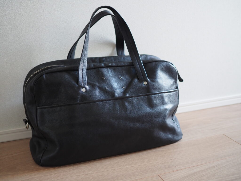 2012AW Maison Martin Margiela 11 らくだ革ボストンバッグ | シフクノ