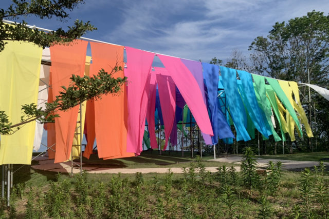 突き抜ける開放感！虹のカーテンやお花畑もある、夏の絶景スポット