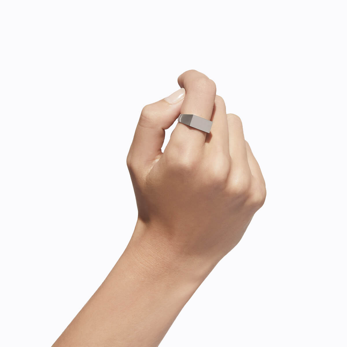 Signet Rectangle Ring L - SHIHARA