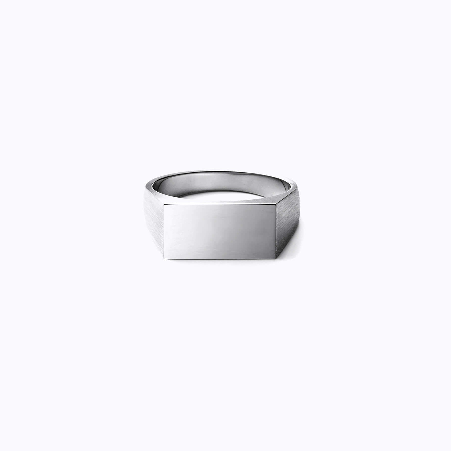 Signet Rectangle Ring L - SHIHARA