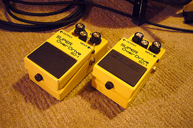 BOSS SD-1+TS-808?: SHIMA-Z『サウンド研究室』