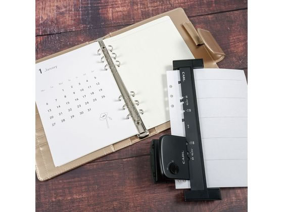 カール事務器 手帳用穴あけパンチ リフィルメーカー GP-6 1セット（ご