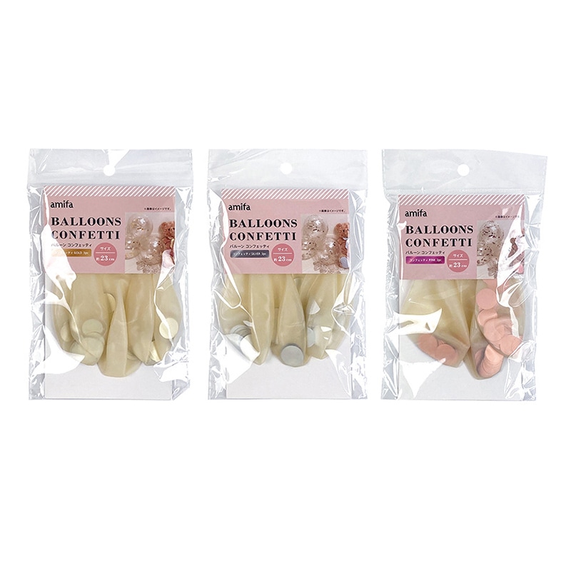 アミファ バルーン コンフェッティ 1束（ご注文単位180束）【直送品