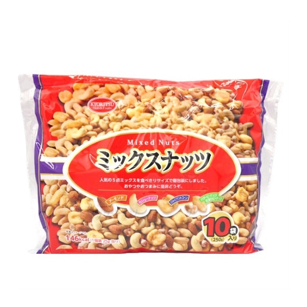 共立食品 ミックスナッツ 25g×10 常温 1個※軽（ご注文単位1個）※注文