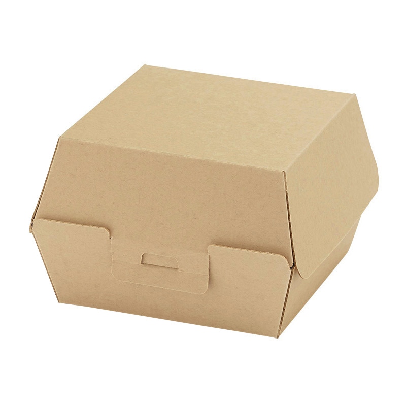 HEIKO 食品容器 ネオクラフト バーガーボックス L 20枚/袋 004248030