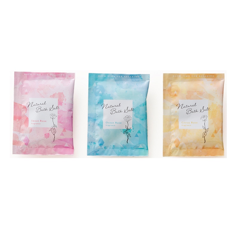 入浴剤 ナチュラルバスソルト 15g 3種アソート 900個/箱（ご注文単位1