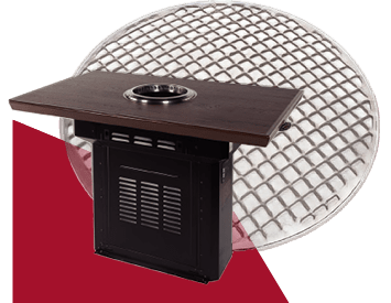 焼肉無煙ロースターパイオニアメーカーのシンポ株式会社焼肉無煙