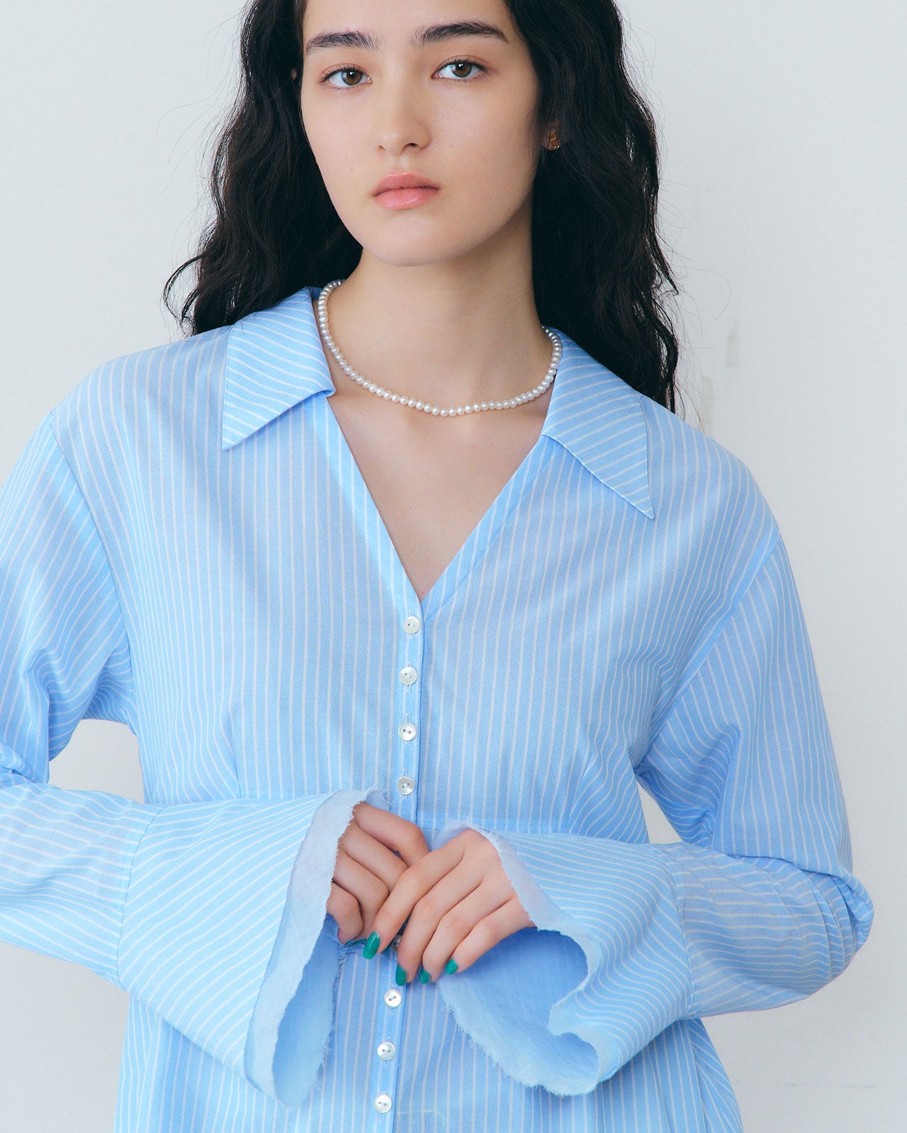 FLARE CUFFS BLOUSE – Shinzone