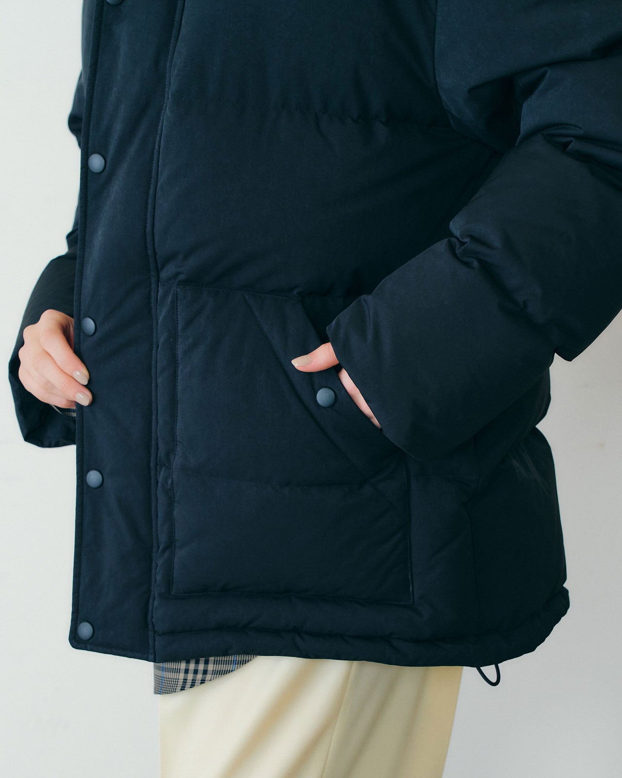 SUEDE COLLAR DOWN JACKET – Shinzone