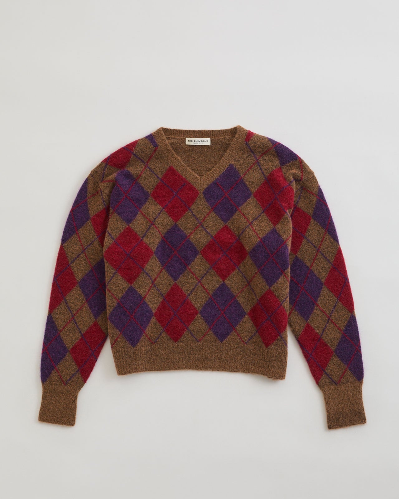 ARGYLE KNIT PULLOVER – Shinzone