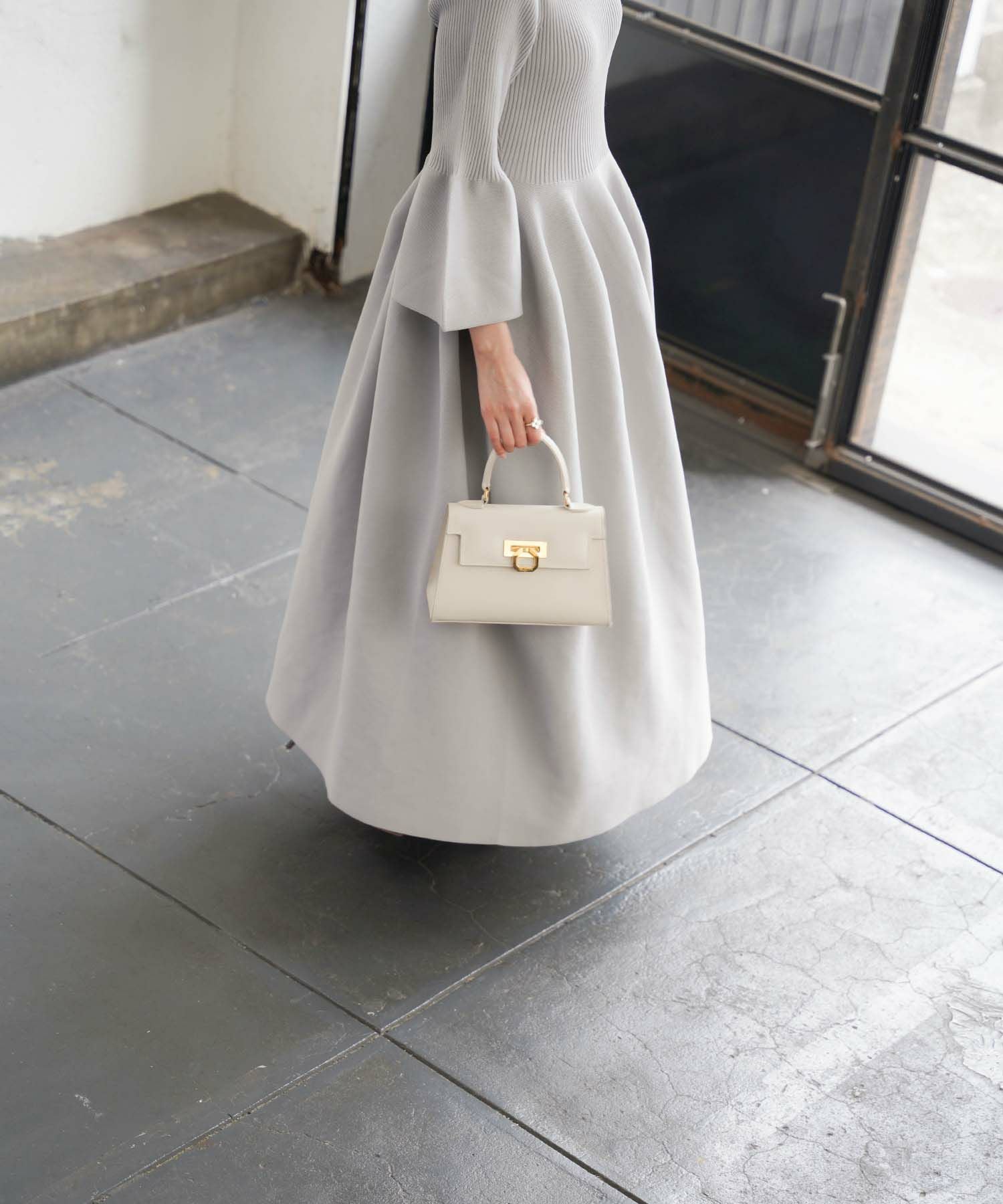 ホールガーメント ニット ロング ワンピース HUIT 全6色｜hit331-0003