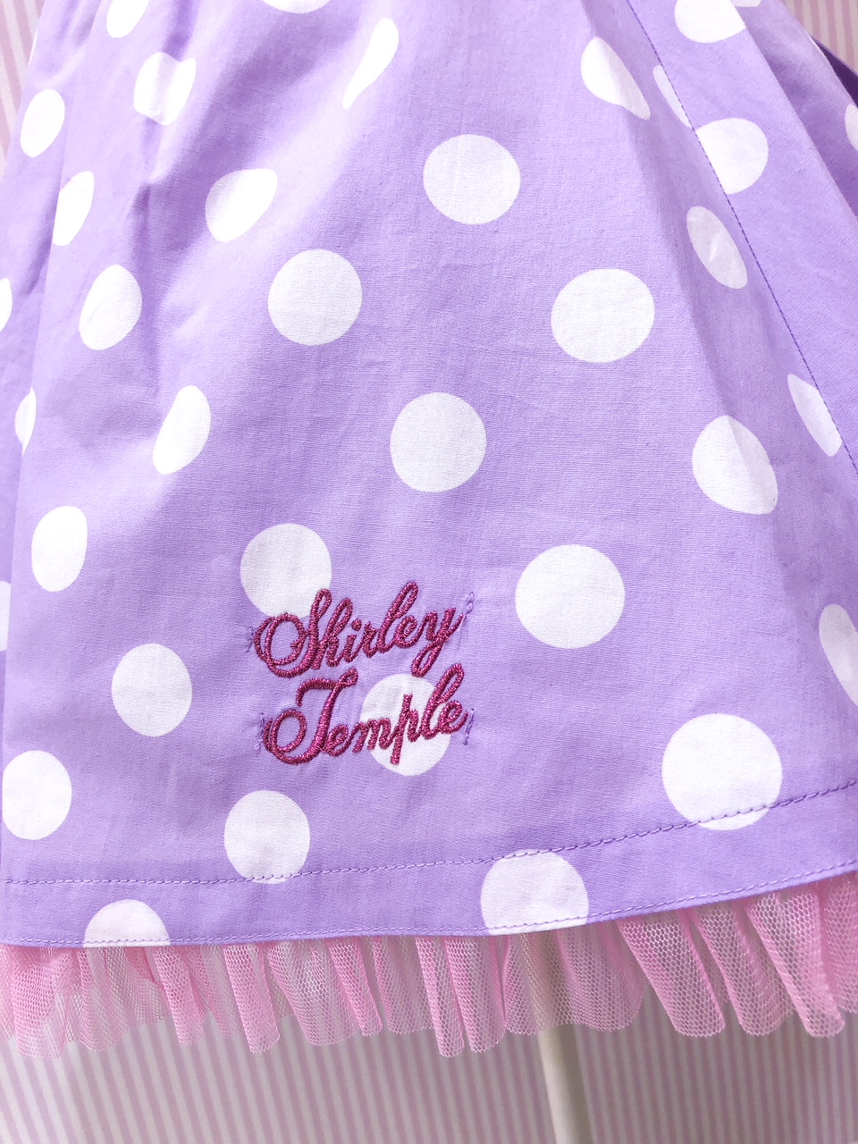 ♡店舗限定ラベンダードットワンピース♡シャーリーテンプル名古屋名鉄