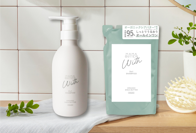 送料無料】MAMA BUTTER（ママバター） ウィズ 2in1シャンプー ボトル