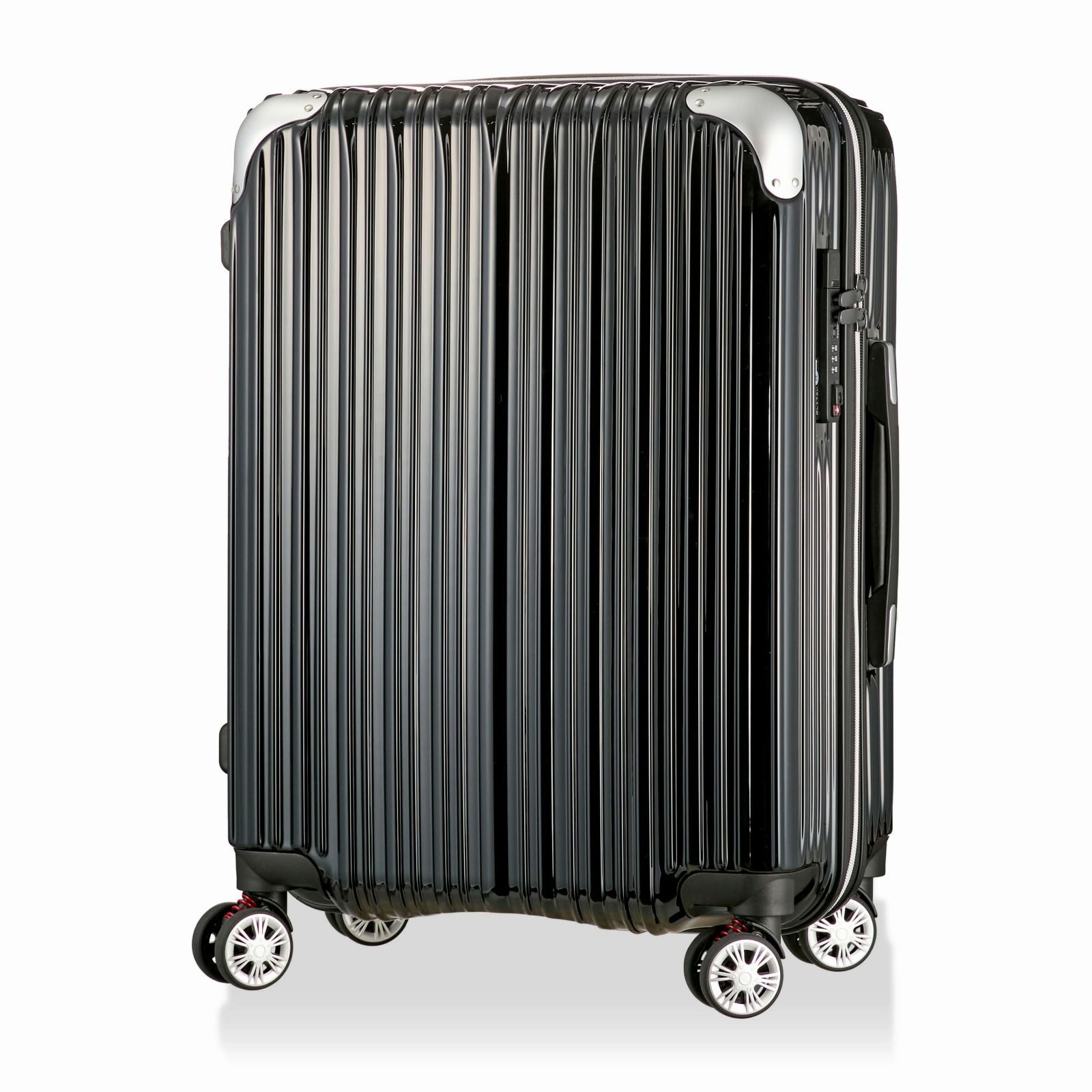 抗菌 拡張スーツケース Mサイズ ジッパータイプ TRIDENT TRI2035K-56