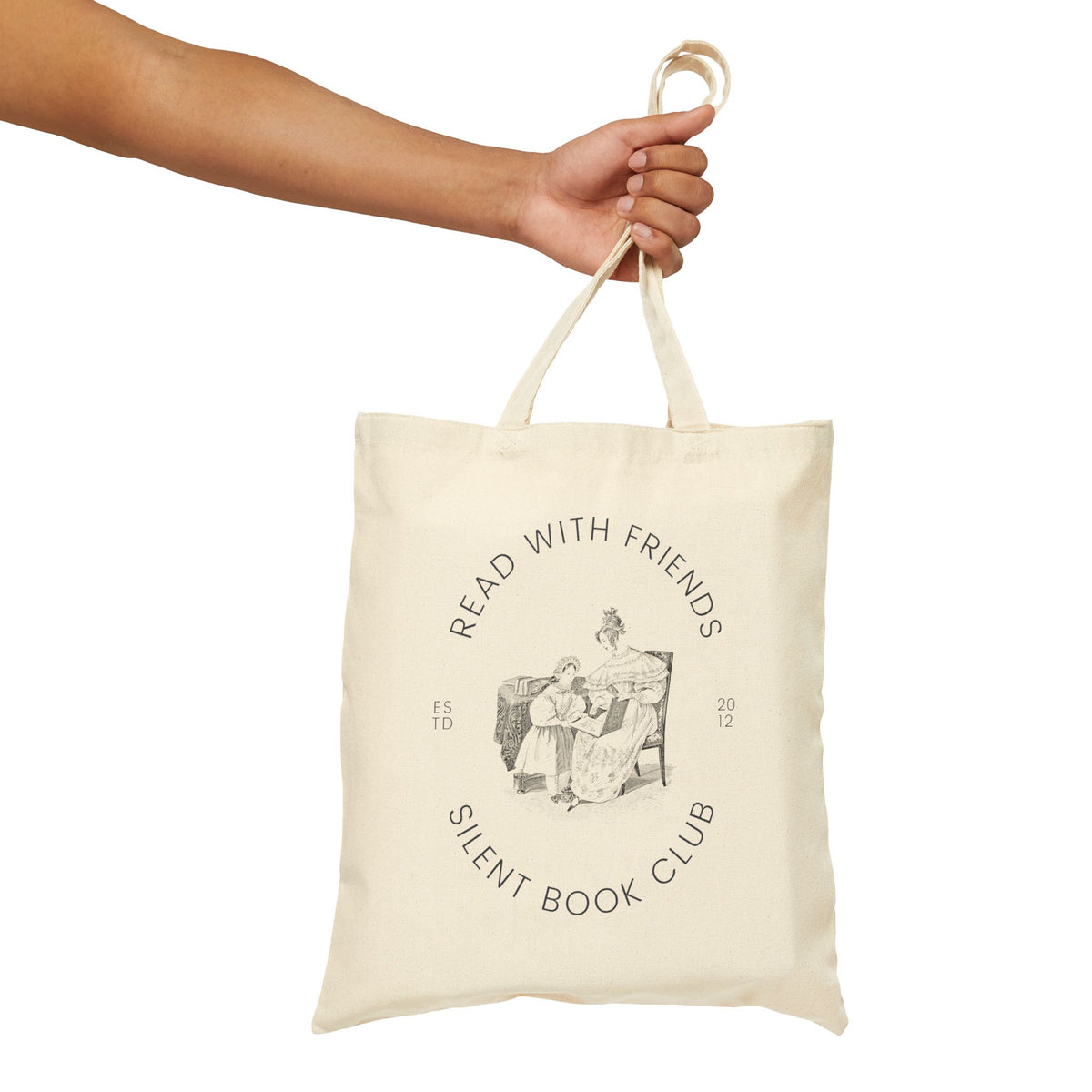 Old Fashioned SBC Canvas Tote Bag– Silent Book Club