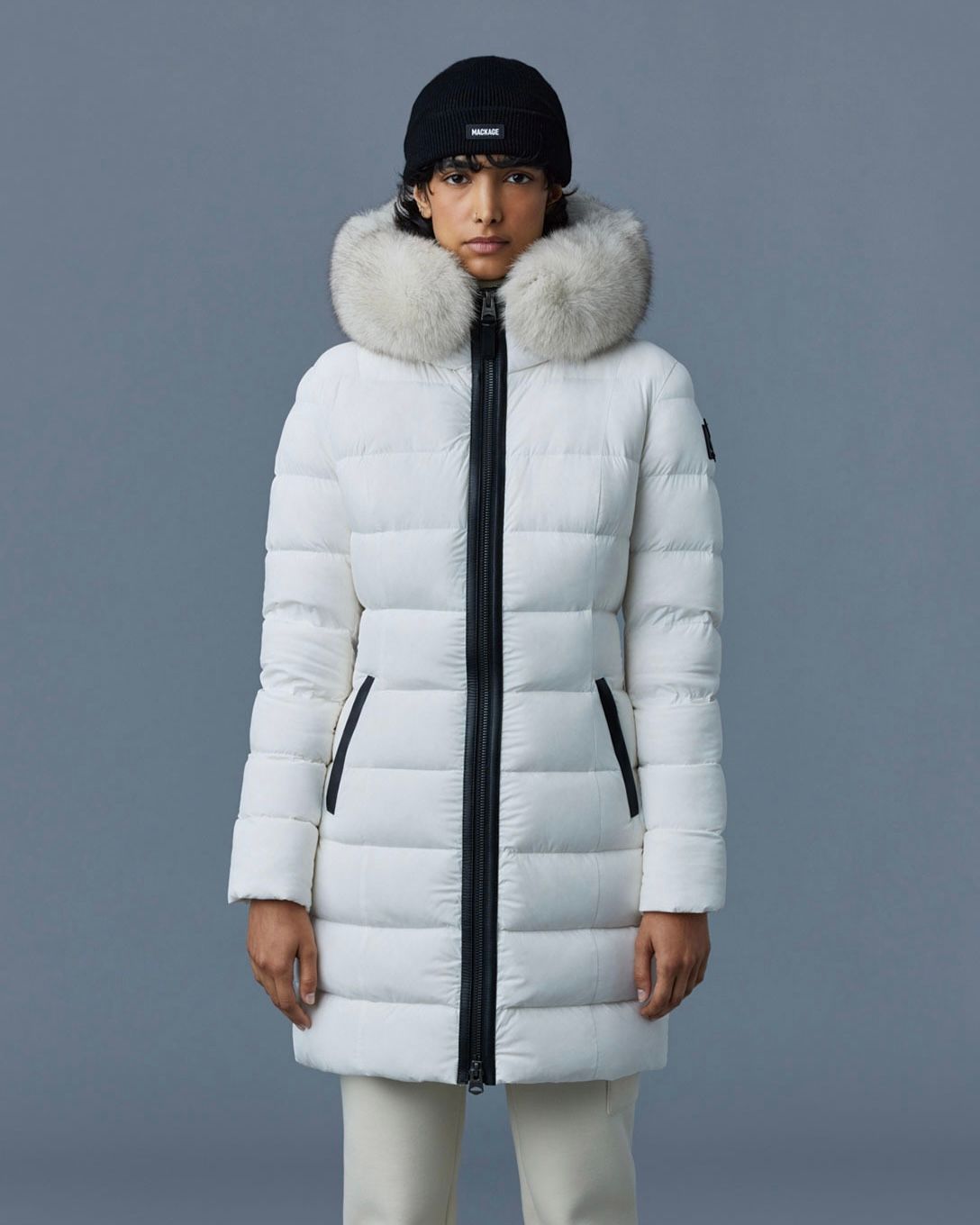 MACKAGE - 【25AW】CALLA-BX / ファー付きストレッチダウンコート