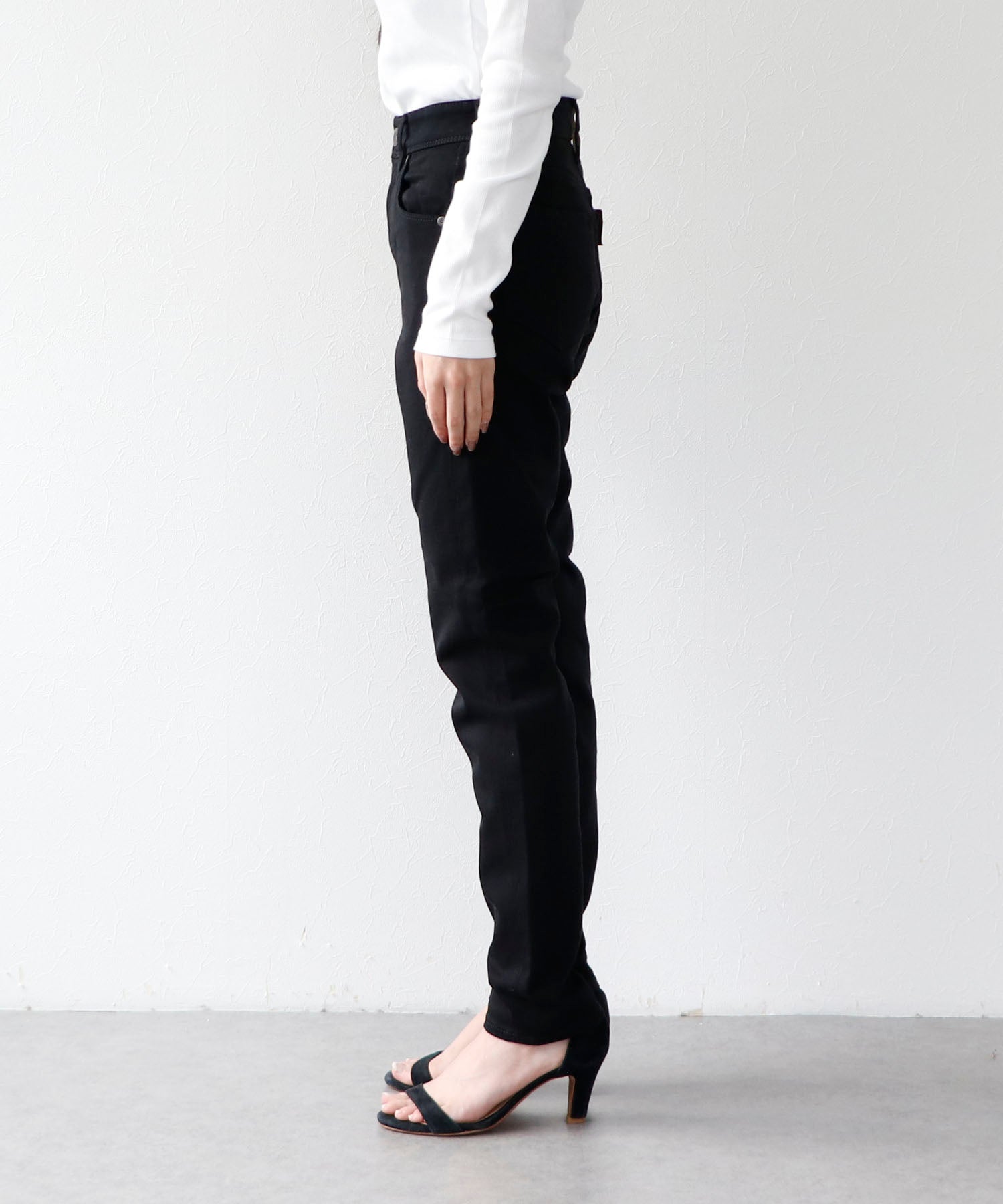 YANUK】RUTH スリムテーパード ブラック – Sirin Online Store