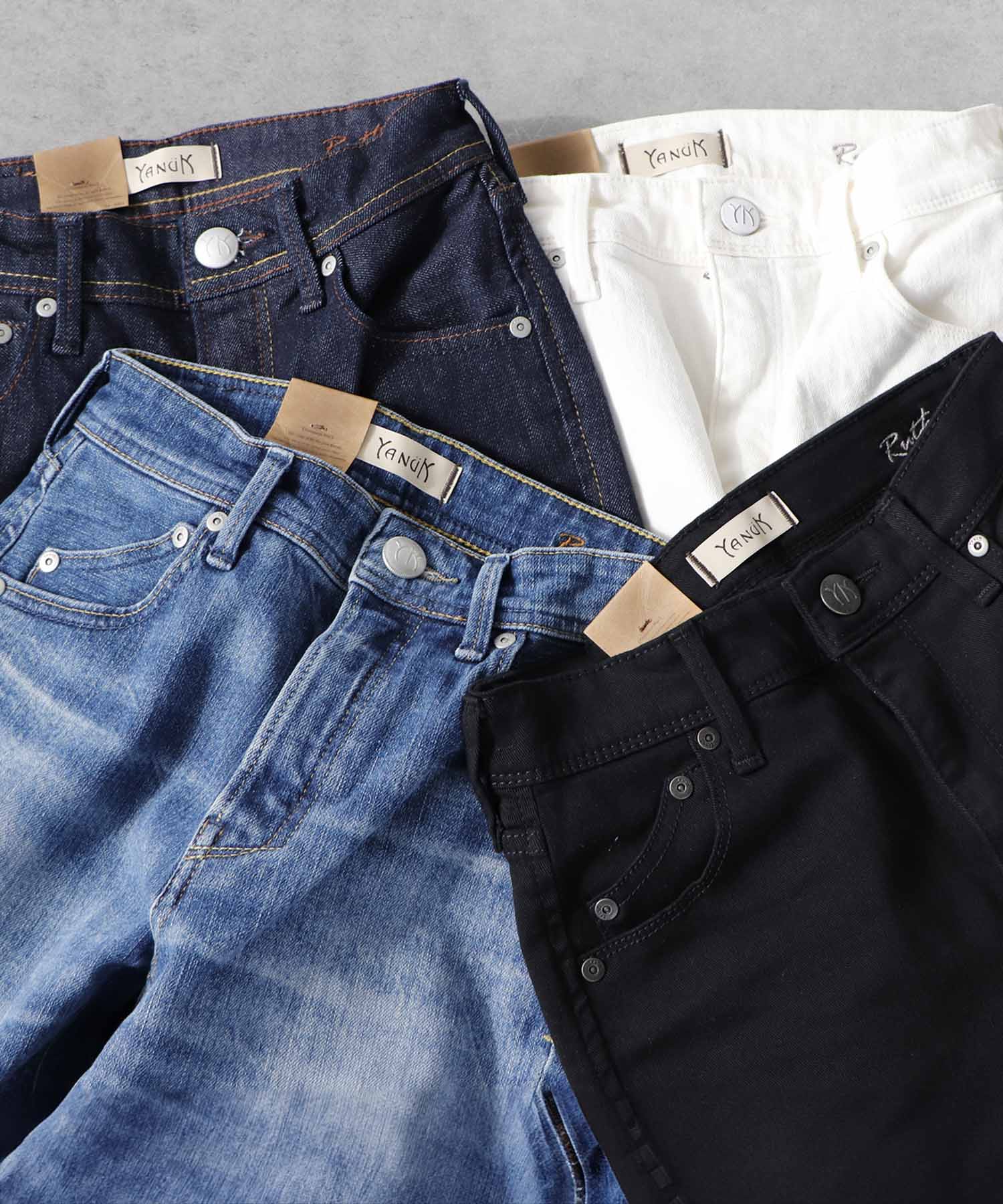 YANUK】RUTH スリムテーパード ブルー – Sirin Online Store