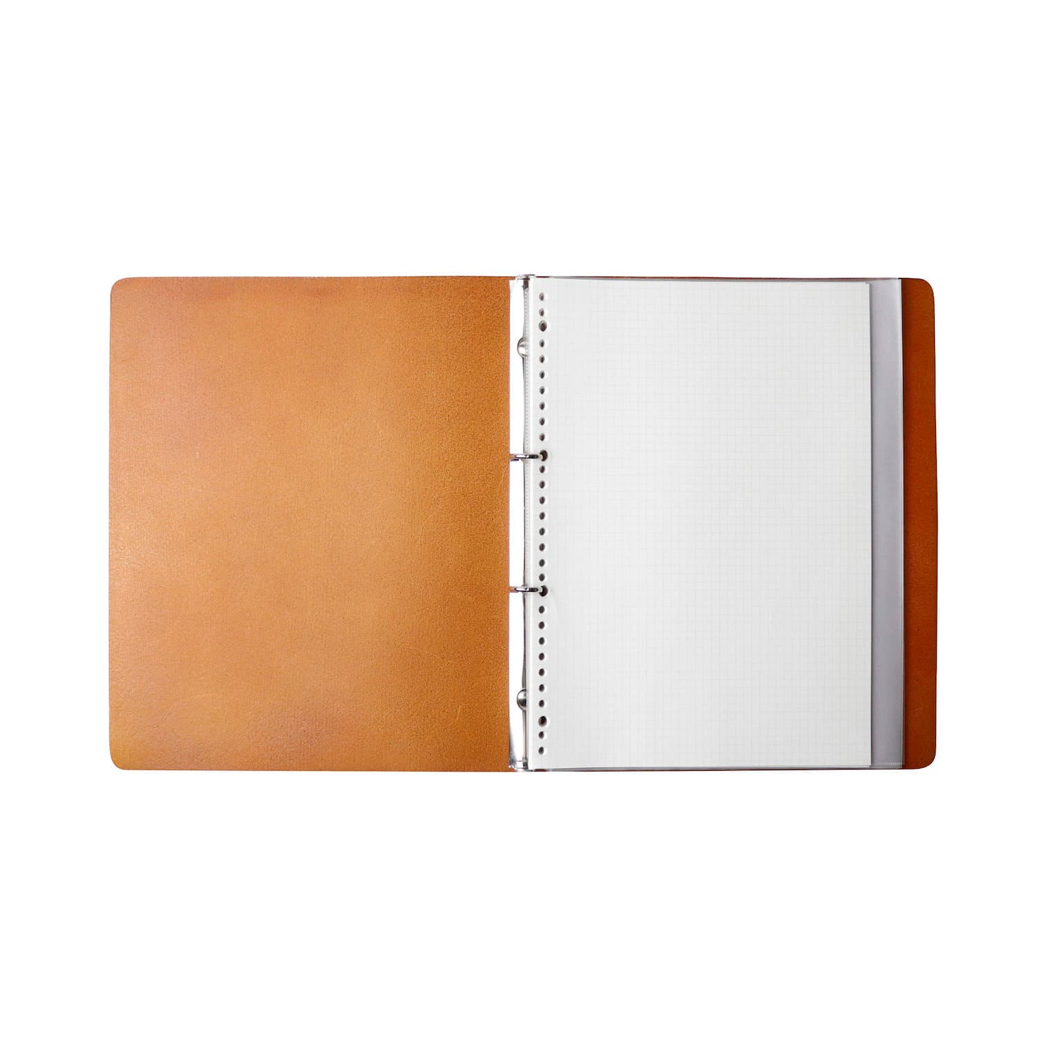 2-Ring Leather Binder | Brown – SITUS.TOKYO