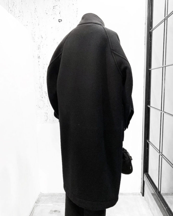 HYKE / DOUBLE FACE DUFFLE COAT – six