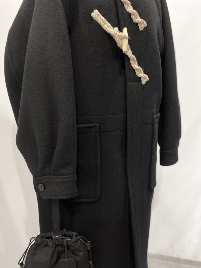 HYKE / DOUBLE FACE DUFFLE COAT – six