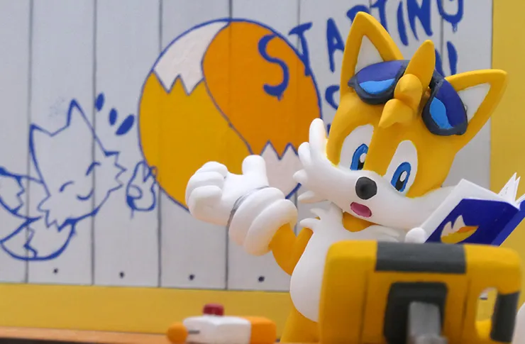 造形：マイルス”テイルス”パウアー - ソニックディメンション・リブート